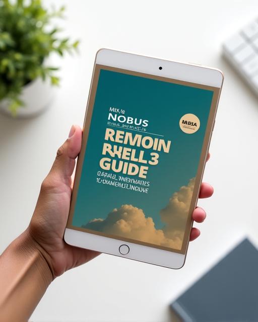 Una imagen mostrando la portada de la guía de peajes de MX GoBus Insights en una tablet.